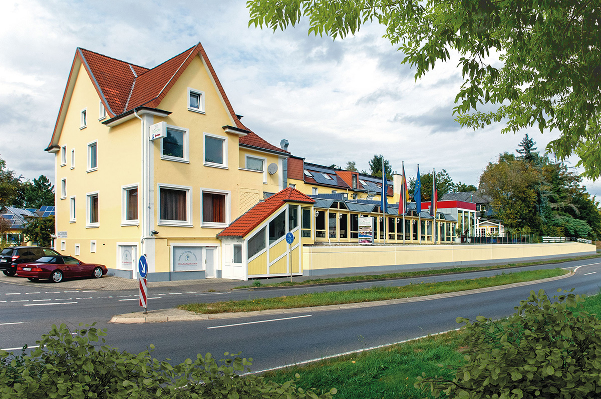 City Hotel Meckenheim nahe Jungholzhalle – Außenansicht des Hotels in zentraler Lage